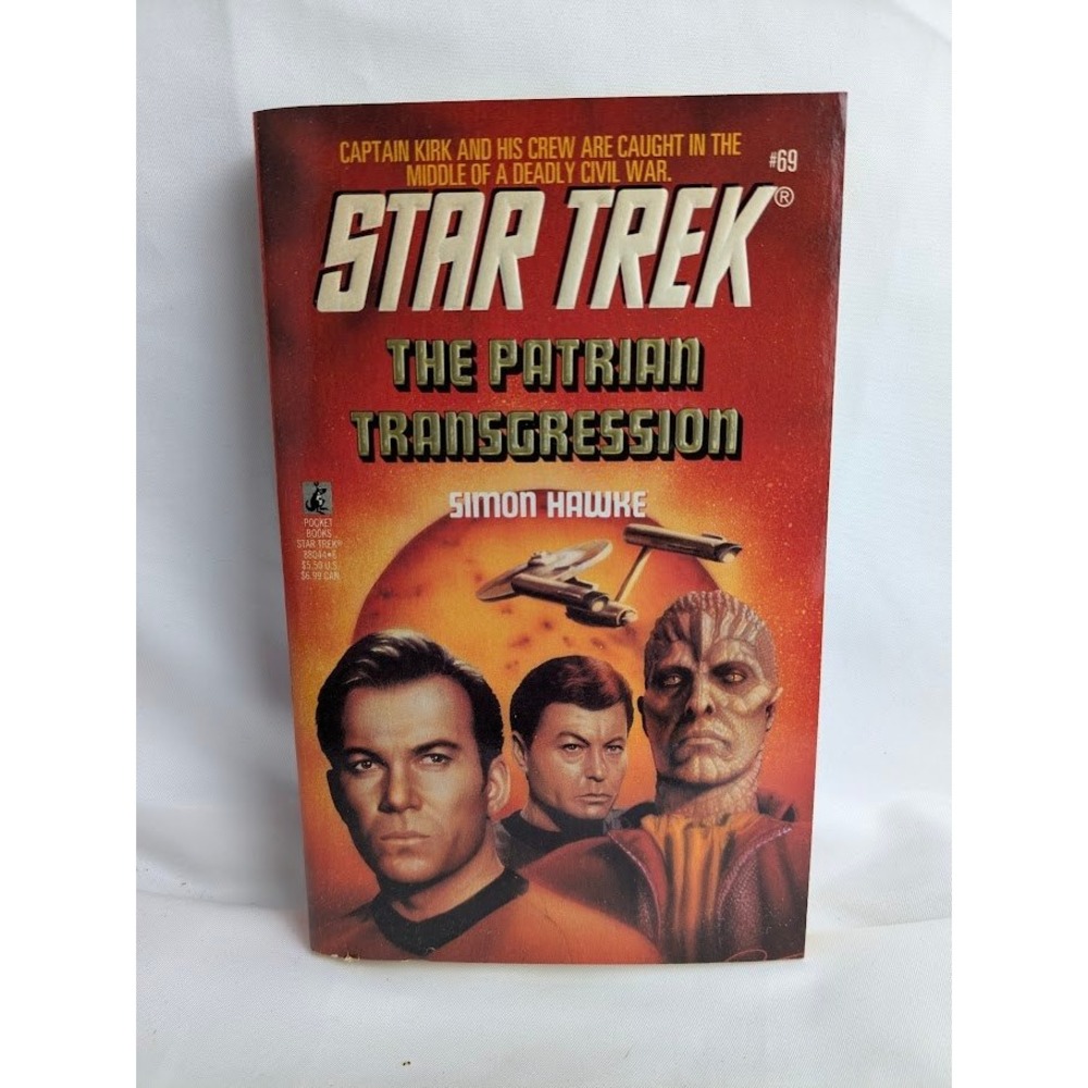 Pocket Books Star Trek Book The Patrian Transgression Sci-Fi #69